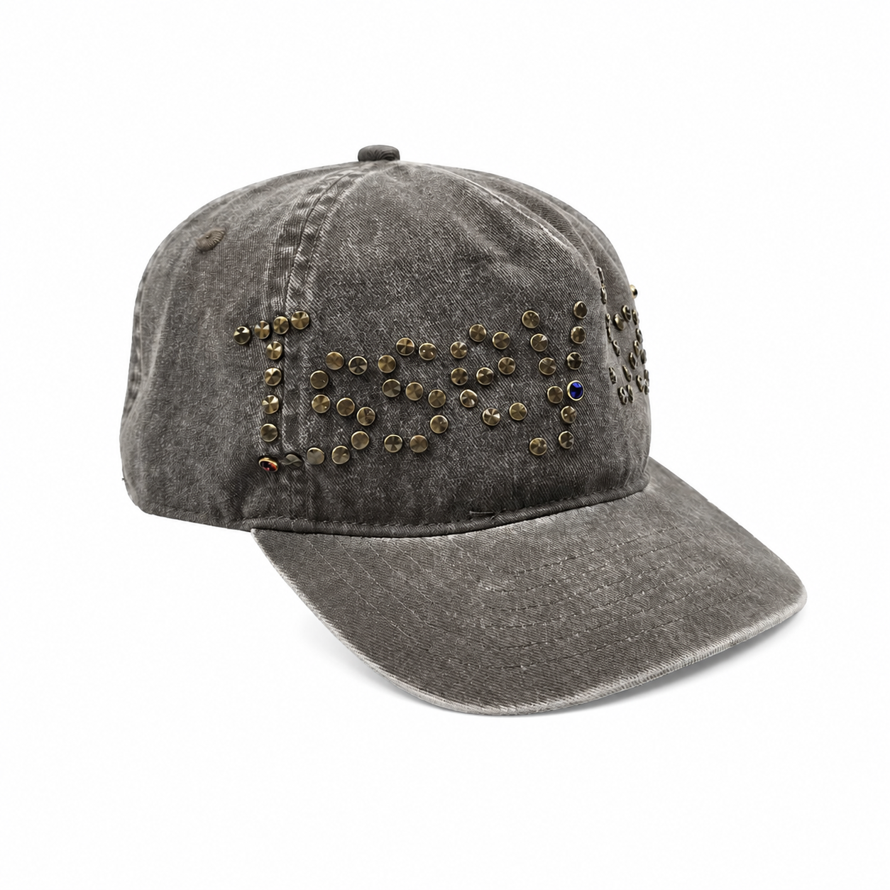 Issey Saint Studded logo hats