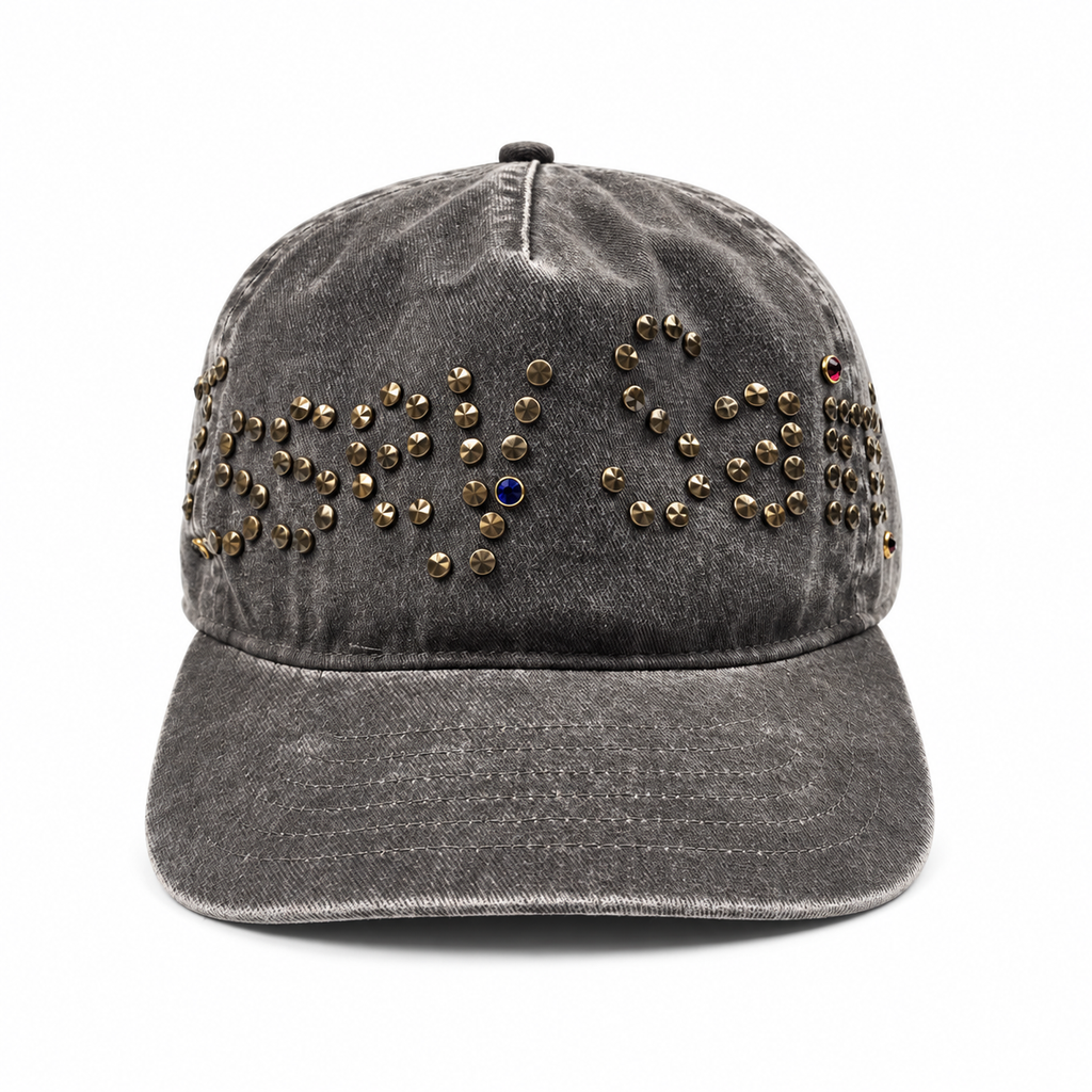 Issey Saint Studded logo hats
