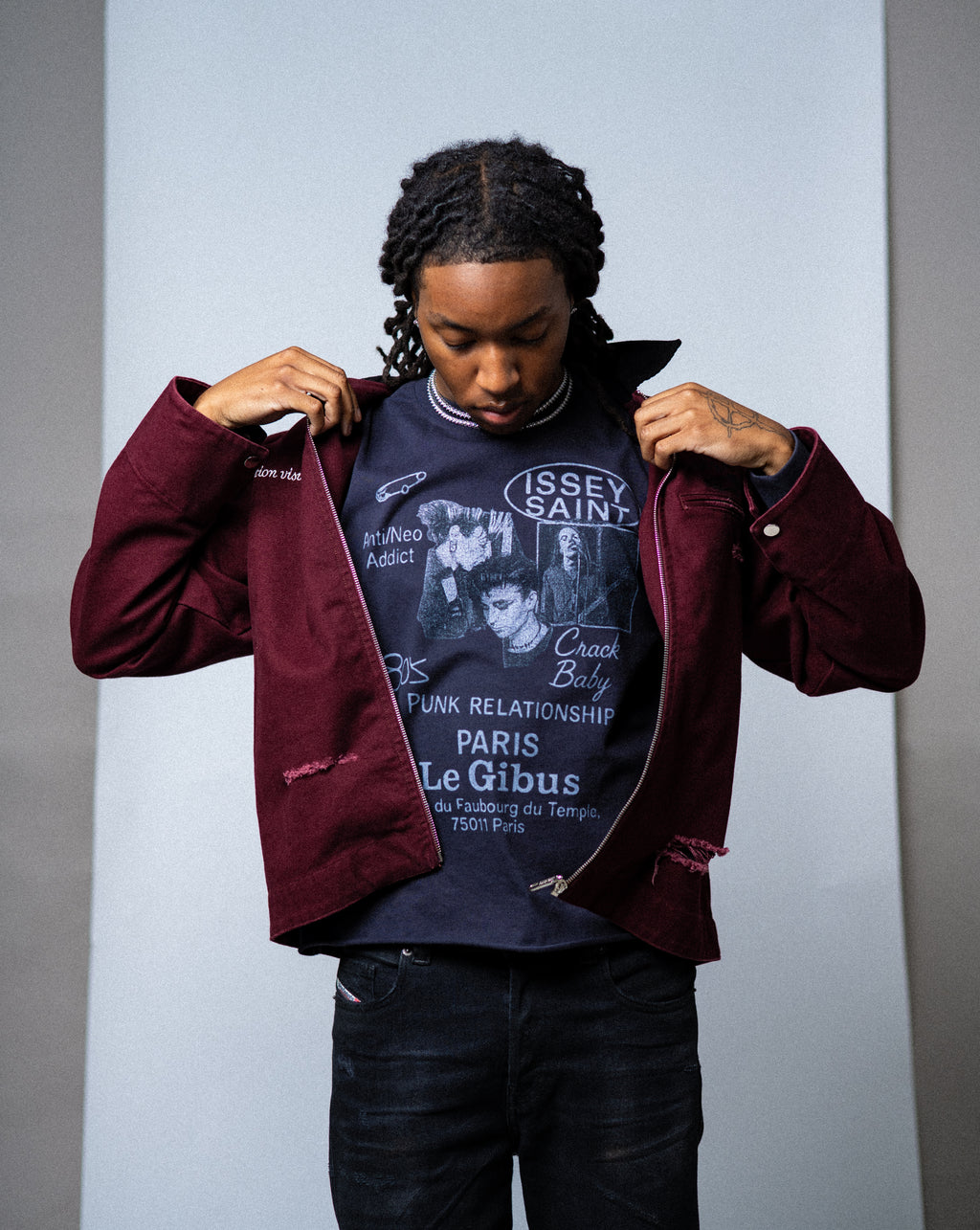 Parisian Punk Affair Men’s Long Sleeve