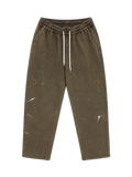 Issey Saint studded logo pants
